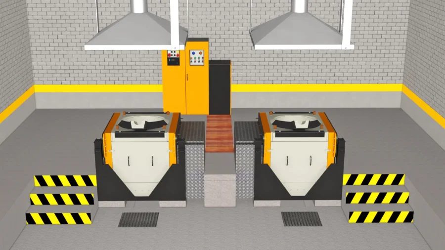 2.Induction Smelting Furnaces for Mining Industry
