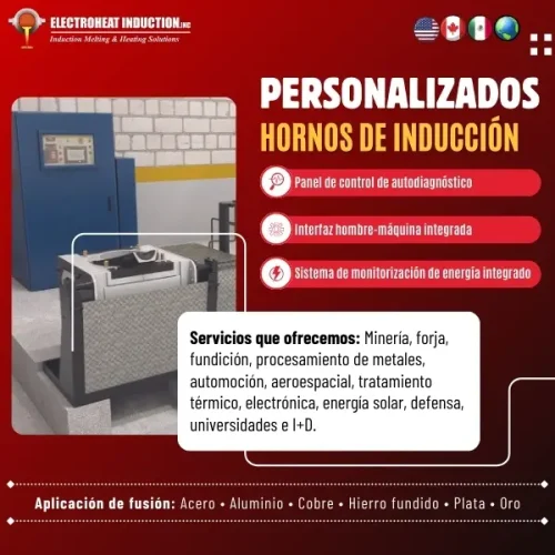 Maquinaria de inducción a medida para procesos industriales