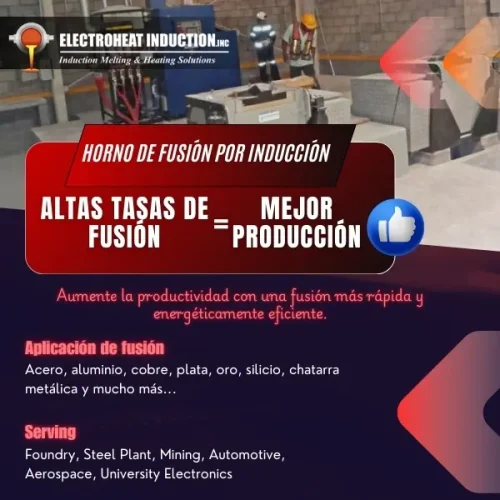 Eficiencia en fundición de metales con tecnología de inducción