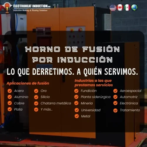 Lista de capacidades de fundición de metales por inducción